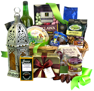 Islamic gift basket  Gourmet Gift Hampers